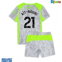 Manchester City Rayan Ait-Nouri #21 Rezervni Dres za djecu 2025-26 Kratak Rukav (+ Kratke hlače)